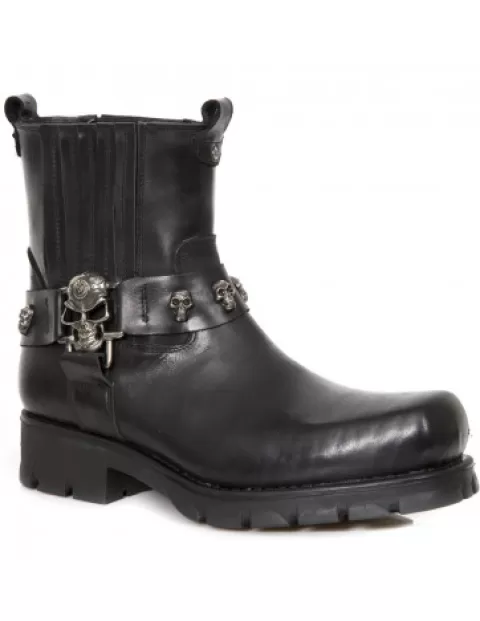 New Rock Biker^Ankle Boot Biker M-7665-C1