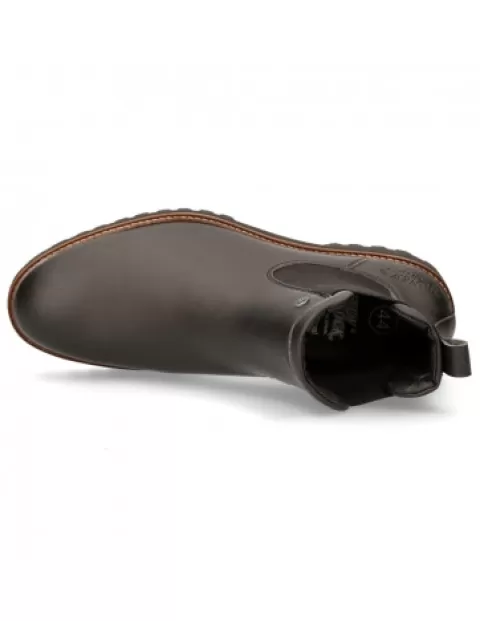 New Rock Street wear^Ankle Boot Black M-Montagna003-V1