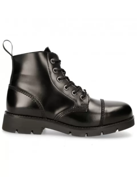 New Rock Boots | Boots^Ankle Boot Black Ranger With Laces M-Ranger006-S2