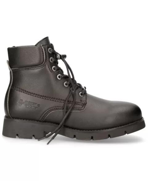 New Rock Military | Military^Ankle Boot Black Ranger With Laces M-Ranger046-V1