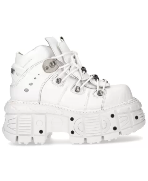 New Rock 106^Ankle Boot  Imperfect With Laces M-Tank106-C1