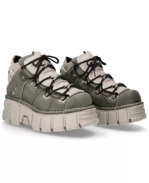 New Rock 106^Ankle Boot Metallic M-106-C1