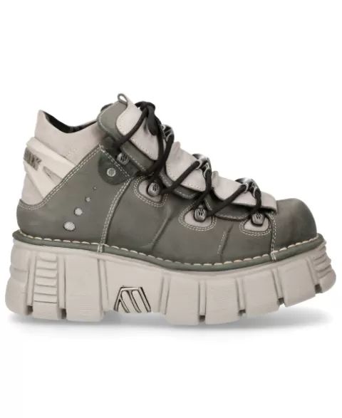 New Rock 106^Ankle Boot Metallic M-106-C1