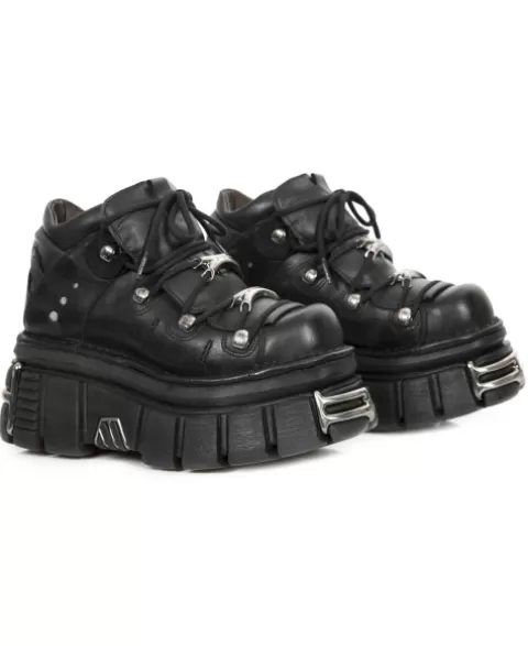 New Rock 106^Ankle Boot Metallic M-106N-S17