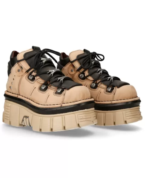 New Rock 106^Ankle Boot Metallic M-106-S40