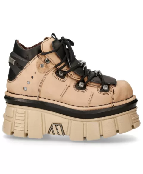 New Rock 106^Ankle Boot Metallic M-106-S40