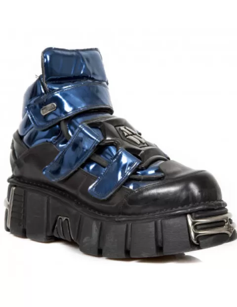 New Rock 285^Ankle Boot Metallic M-285-C10