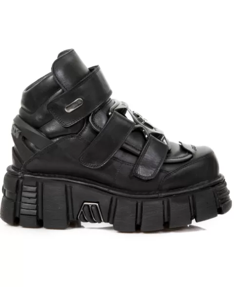 New Rock 285^Ankle Boot Metallic M-285-S41