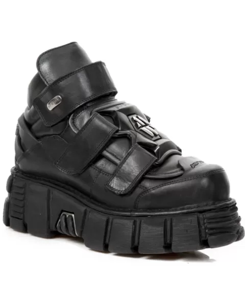 New Rock 285^Ankle Boot Metallic M-285-S41