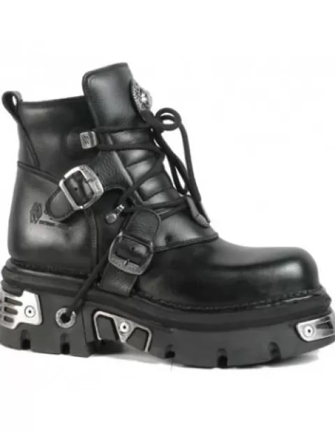 New Rock 373^Ankle Boot Metallic M-988-C2