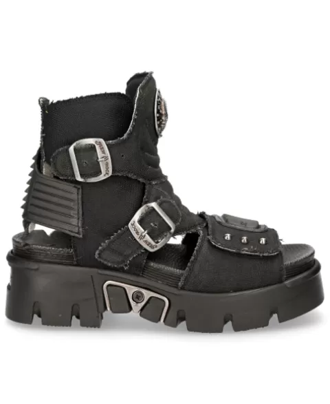 New Rock Sandals | Sandals^Ankle Boot Metallic M-Bios106-V1