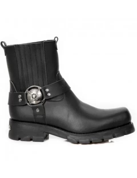 New Rock Biker^Ankle Boot Motorcycle M-7605-V1