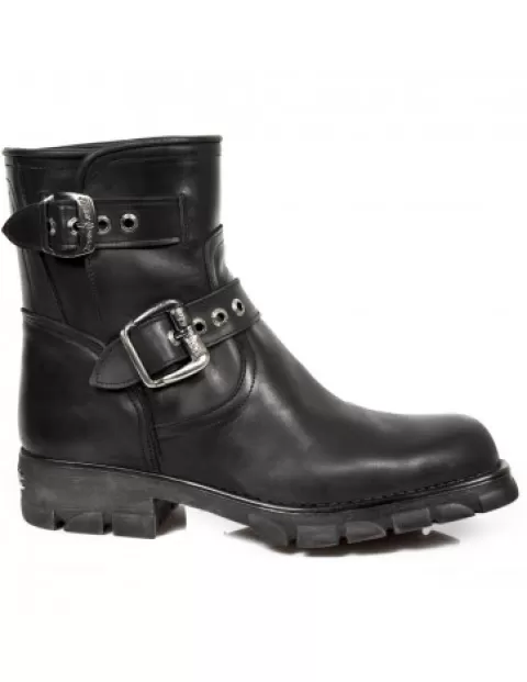 New Rock Biker^Ankle Boot Motorcycle M-7614-C1