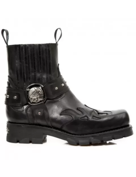 New Rock Biker^Ankle Boot Motorcycle M-7637-C2