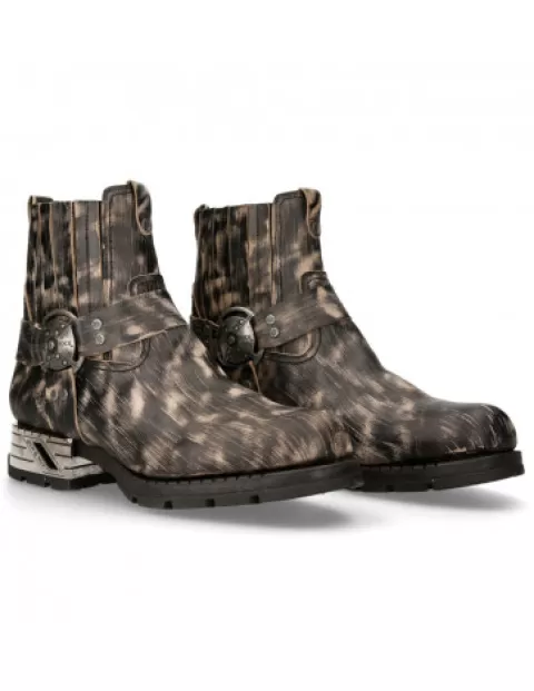 New Rock Biker^Ankle Boot Motorock M-Mr007-C3