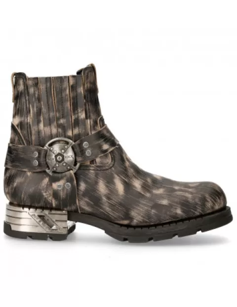 New Rock Biker^Ankle Boot Motorock M-Mr007-C3