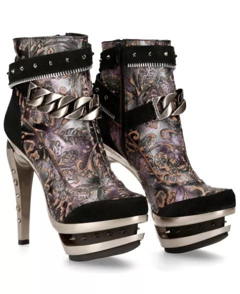 New Rock High heels^Ankle Boot Punk M-Rock224-C1