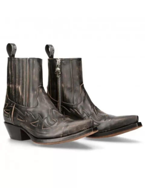 New Rock Western | Western^Ankle Boot Suela M-7721C-C7