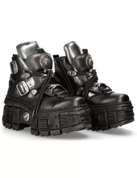 New Rock Wall^Ankle Boot  Tank  M-Wall052-C1