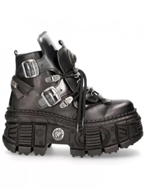 New Rock Wall^Ankle Boot  Tank  M-Wall052-C1