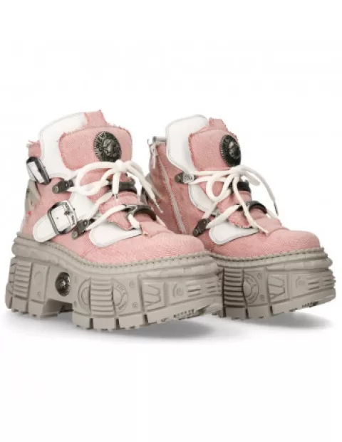 New Rock Wall^Ankle Boot  Tank  M-Wall052-V4