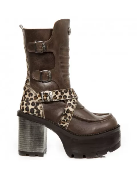 New Rock High heels^Ankle Boot Trail M-Seve01-C2