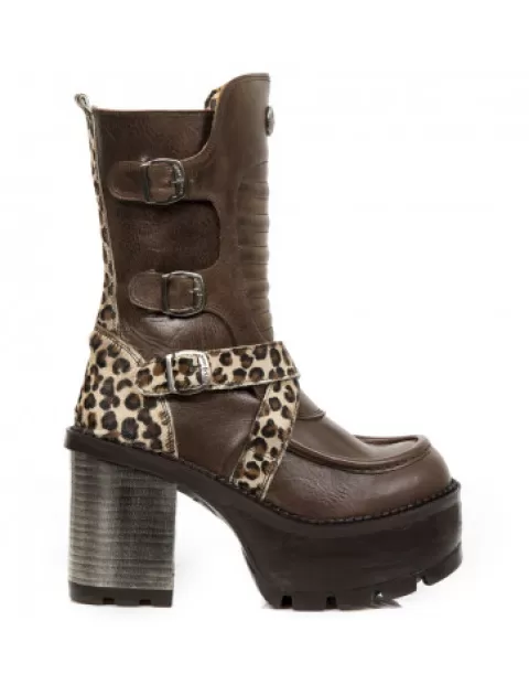 New Rock High heels^Ankle Boot Trail M-Seve01-C2