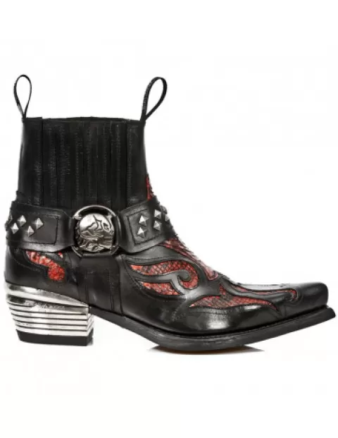 New Rock Western^Ankle Boot West M-Wst005-C2
