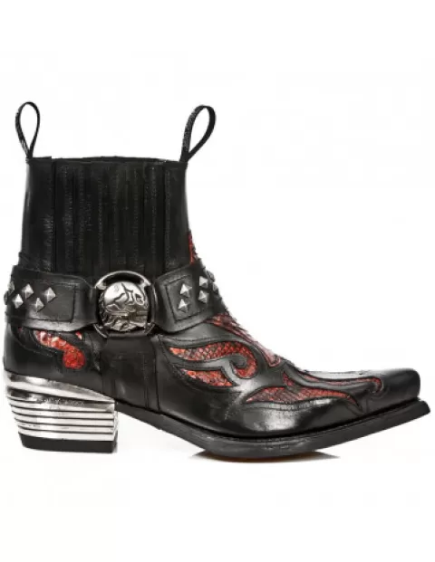 New Rock Western^Ankle Boot West M-Wst005-C2