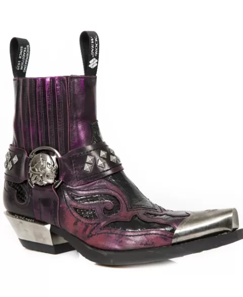 New Rock Western | Western^Ankle Boot West M-Wst005P-C5