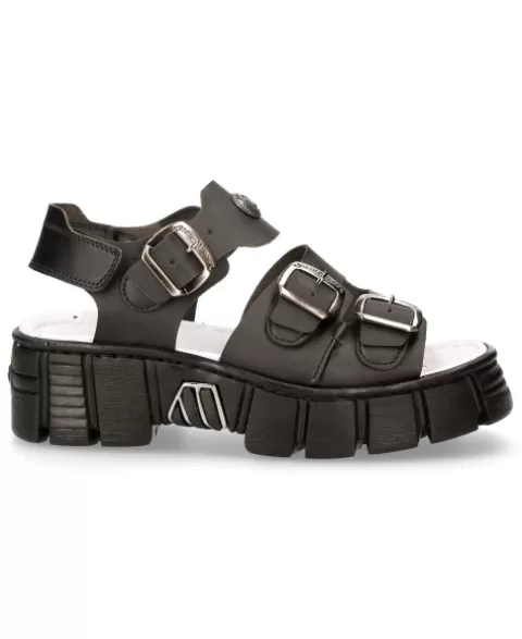 New Rock Sandals^Bio Black Tower  M-Bios101Sf-V3