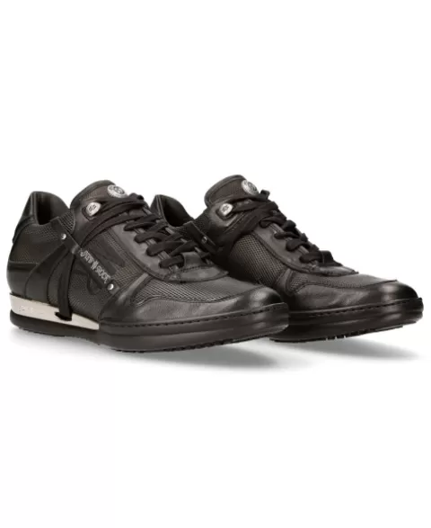 New Rock Sneakers | Street wear^Black Hybrid With Laces M-Hy021-S2