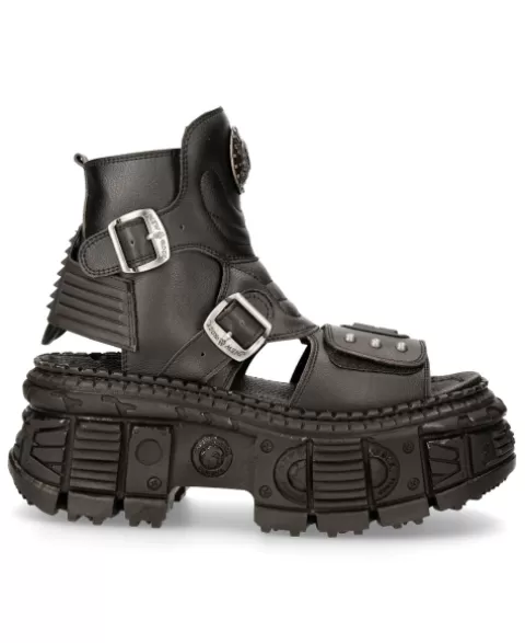 New Rock Sandals | Sandals^Black Tank  M-Bios106-V3
