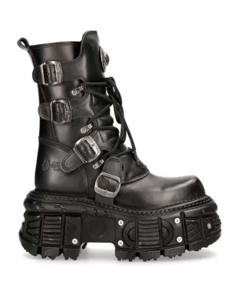 New Rock 373 | Rock^Boot Black Imperfect  M-Tank373-S1