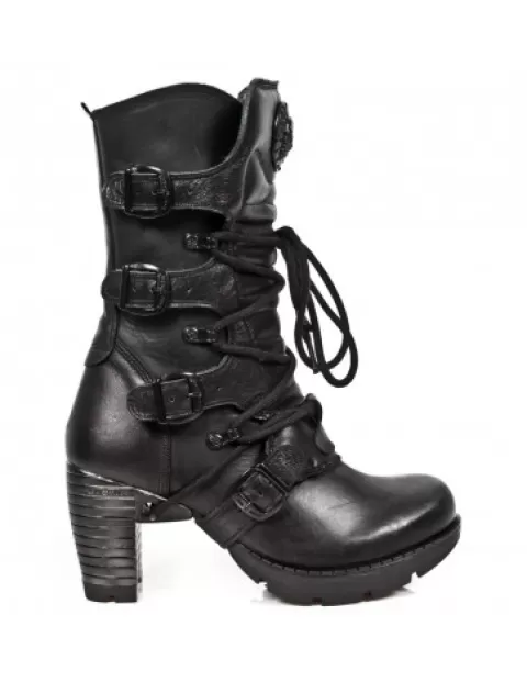 New Rock Biker^Boot Black M-Tr003-C9