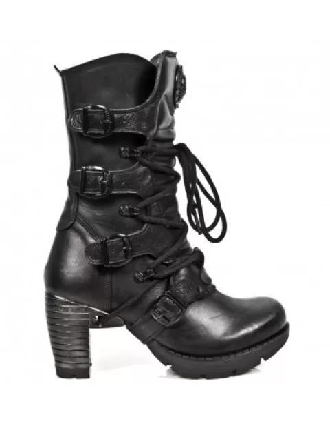 New Rock Biker^Boot Black M-Tr003-C9