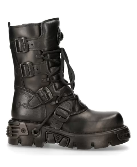 New Rock Boots | Boots^Boot Black Reactor  M-373-S18