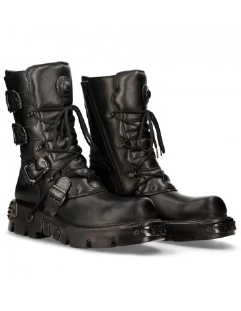 New Rock Boots | Boots^Boot Black Reactor  M-391-S18