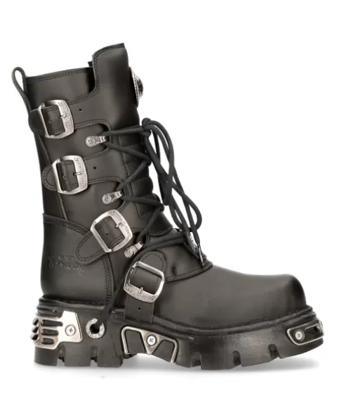 New Rock 373 | Boots^Boot Black Reactor With Laces M-373-S7