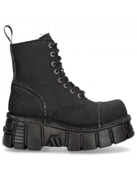 New Rock Eco | Military^Boot Black Tower  M-Mili083C-Rc7