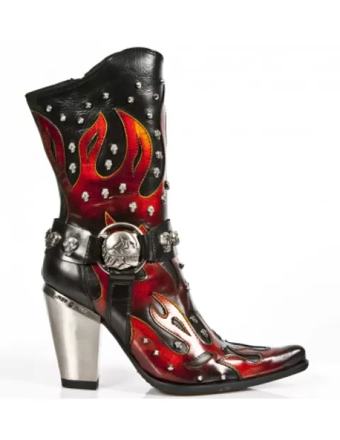 New Rock Western^BOOT BULL M-7986-C10