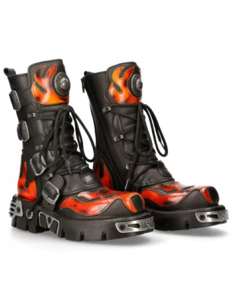 New Rock Boots | Boots^Boot Metallic M-107-S1