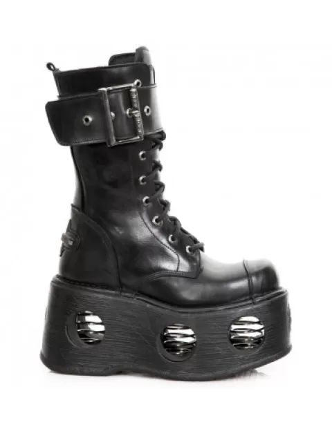 New Rock High heels^Boot Metallic M-312-C12
