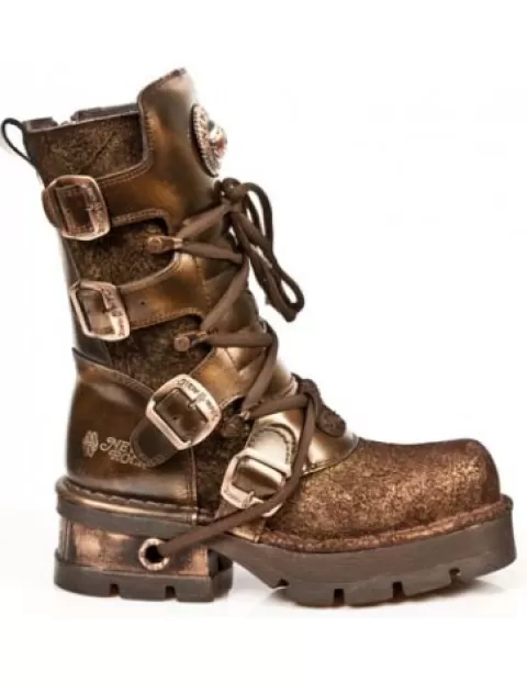 New Rock Steam punk | Steam punk^Boot Metallic M-373-C44