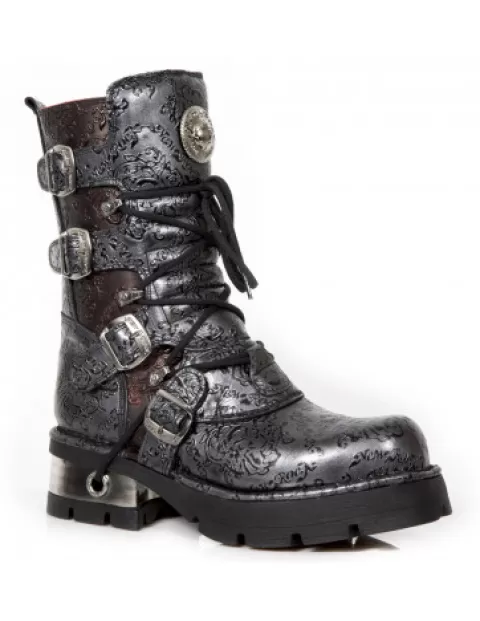 New Rock Rock | Rock^Boot Metallic M-373Cz-C2