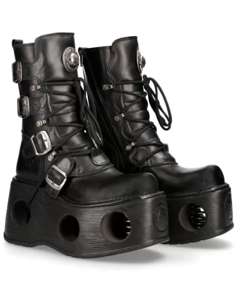 New Rock 373 | Platform^Boot Metallic M-373-S2