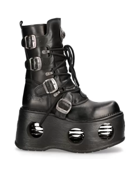 New Rock 373 | Platform^Boot Metallic M-373-S2