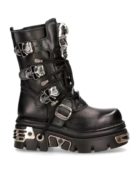 New Rock Boots | Boots^Boot Metallic M-375-S1