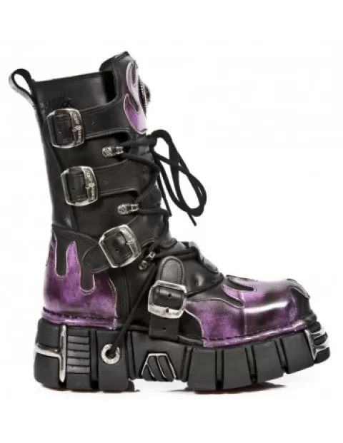 New Rock 373 | Rock^Boot Metallic M-591-C1