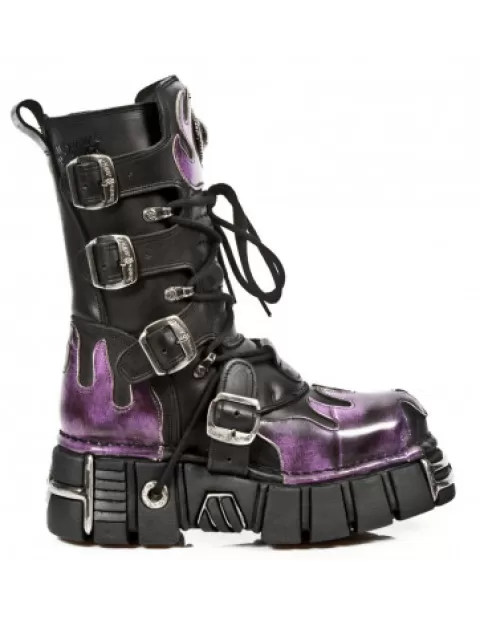 New Rock 373 | Rock^Boot Metallic M-591-C1